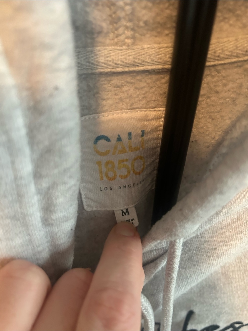 Good Vibes Only Gray Hoodie Sweatshirt - Picture 2 of 2